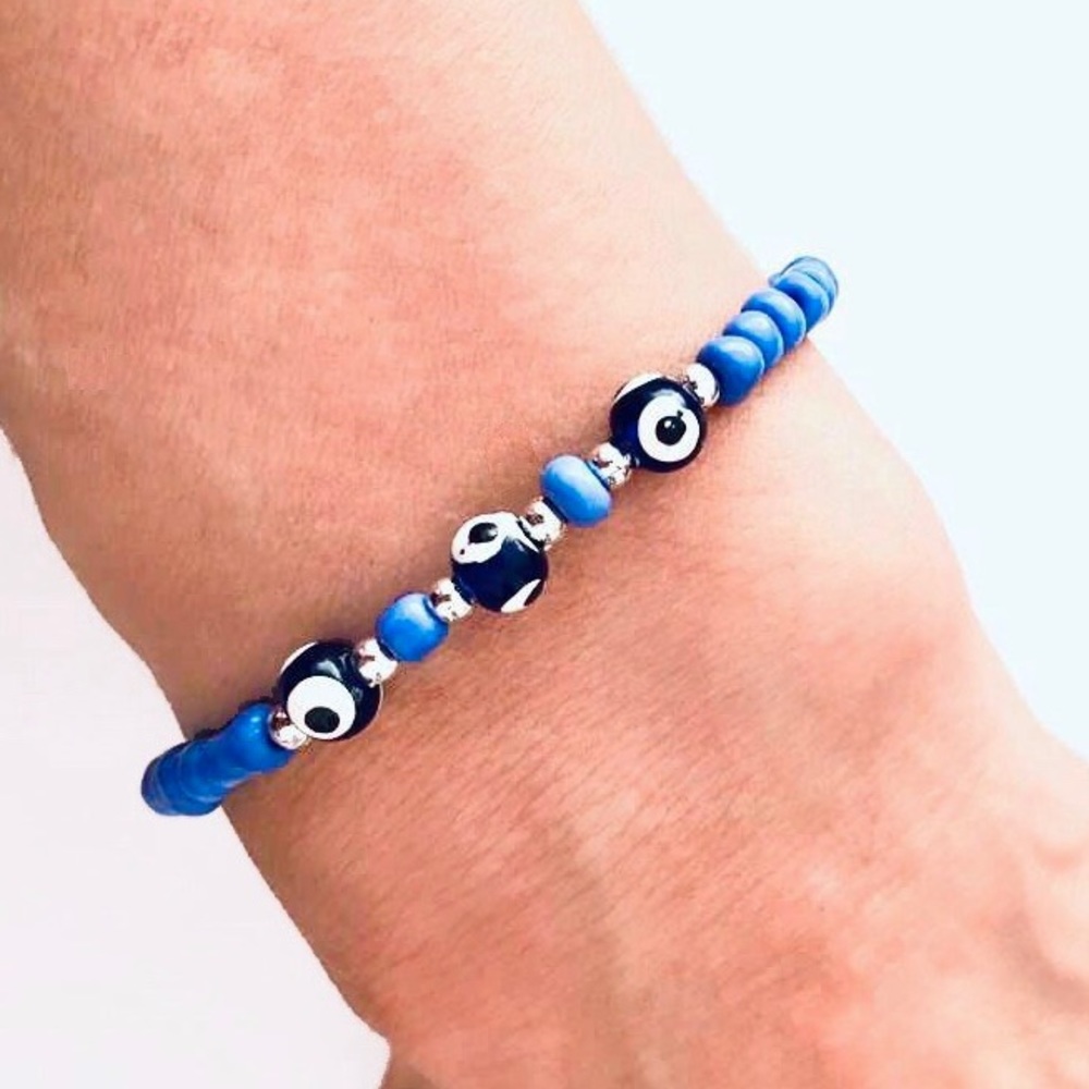 Blue Evil Eye Bracelet - NWT